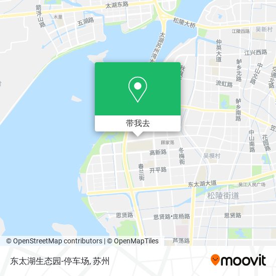 东太湖生态园-停车场地图