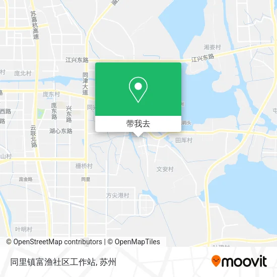 同里镇富渔社区工作站地图