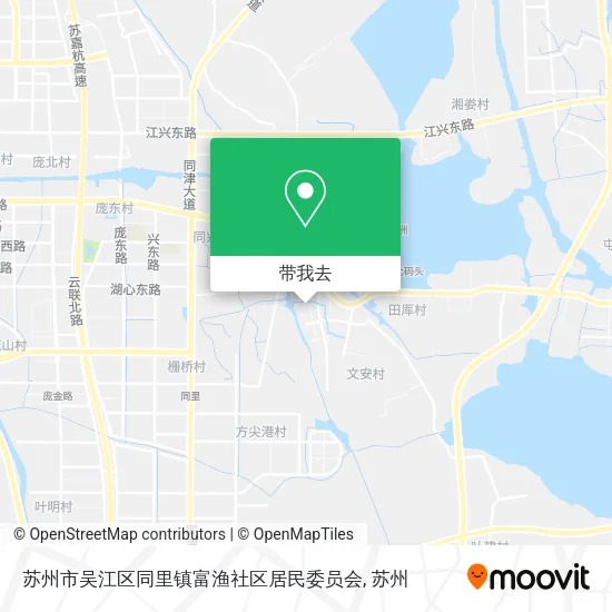 苏州市吴江区同里镇富渔社区居民委员会地图