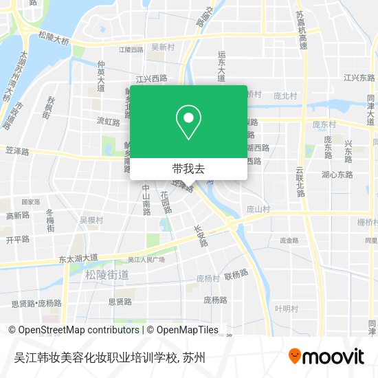 吴江韩妆美容化妆职业培训学校地图