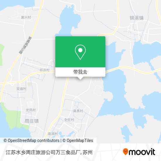 江苏水乡周庄旅游公司万三食品厂地图