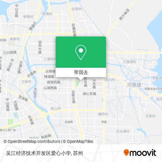 吴江经济技术开发区爱心小学地图