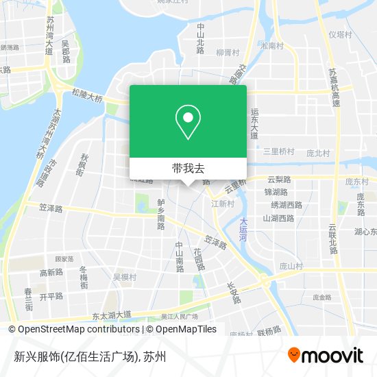新兴服饰(亿佰生活广场)地图