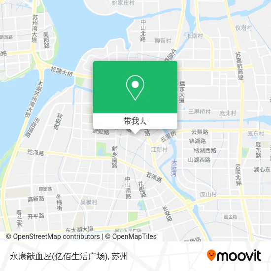 永康献血屋(亿佰生活广场)地图