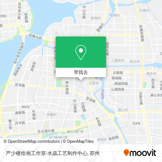 严少楼绘画工作室-水晶工艺制作中心地图