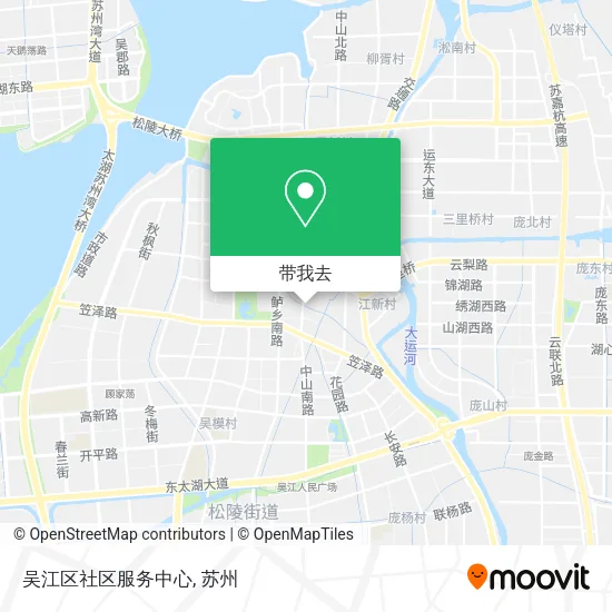 吴江区社区服务中心地图