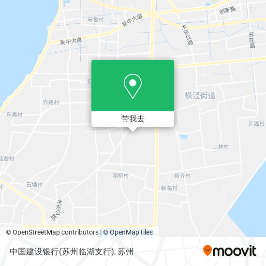 中国建设银行(苏州临湖支行)地图