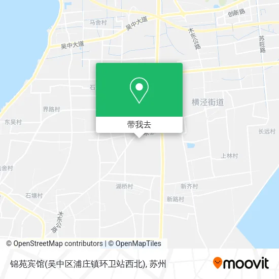 锦苑宾馆(吴中区浦庄镇环卫站西北)地图