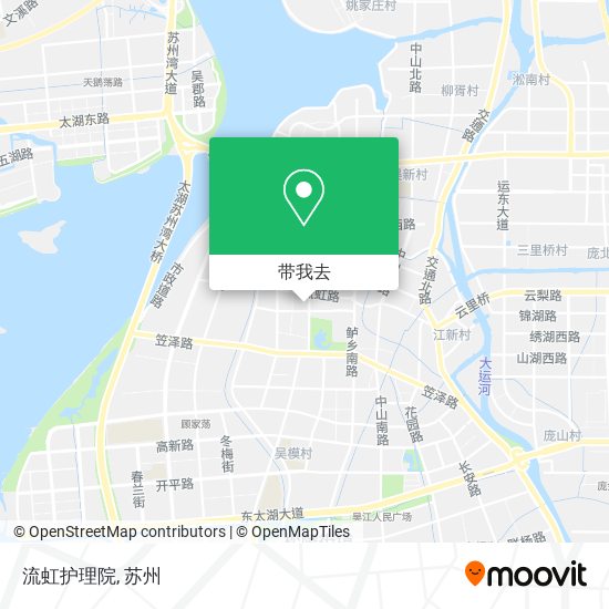 流虹护理院地图