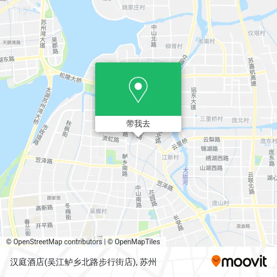 汉庭酒店(吴江鲈乡北路步行街店)地图