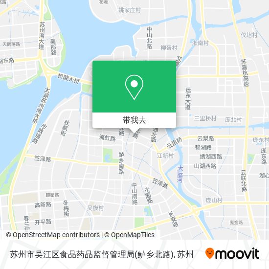 苏州市吴江区食品药品监督管理局(鲈乡北路)地图