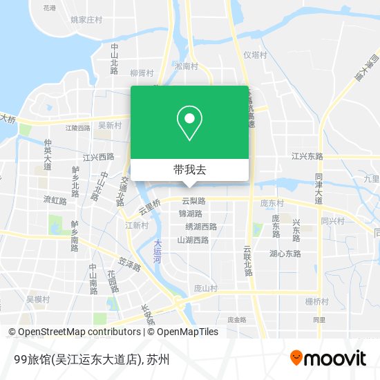 99旅馆(吴江运东大道店)地图