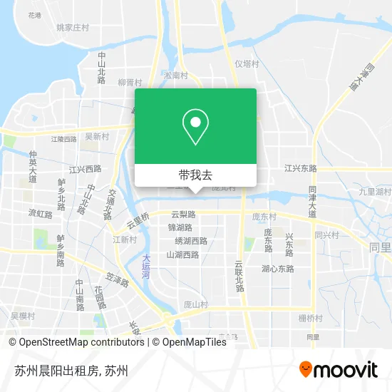 苏州晨阳出租房地图