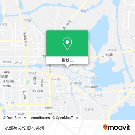 渡船桥花苑北区地图