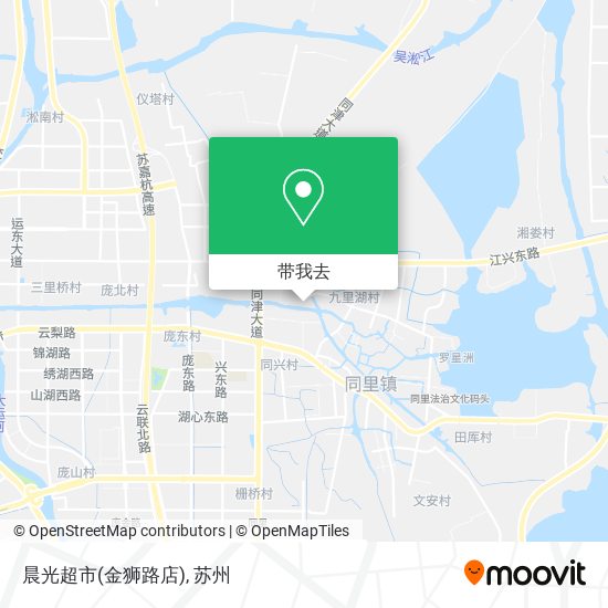 晨光超市(金狮路店)地图