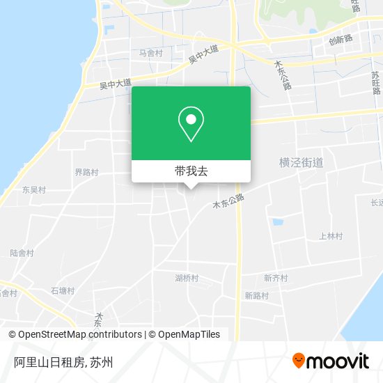 阿里山日租房地图
