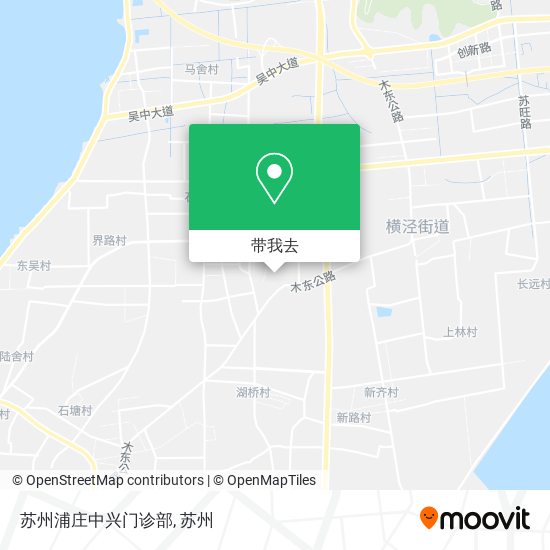 苏州浦庄中兴门诊部地图