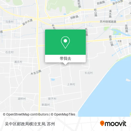 吴中区邮政局横泾支局地图