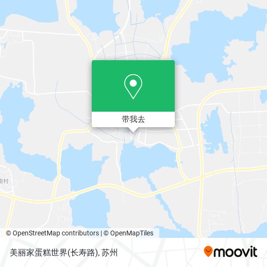 美丽家蛋糕世界(长寿路)地图