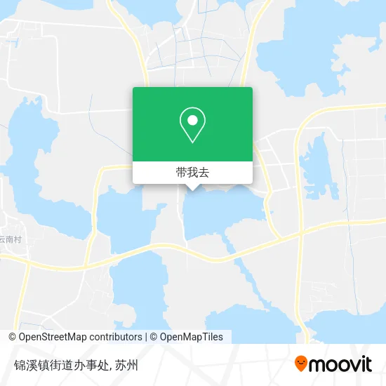 锦溪镇街道办事处地图