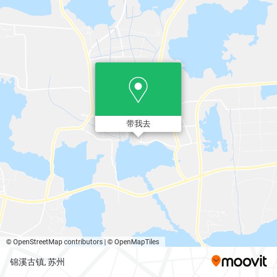 锦溪古镇地图