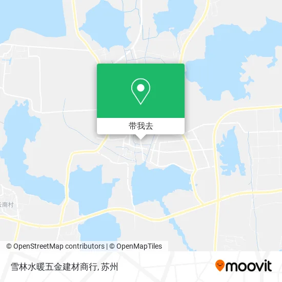 雪林水暖五金建材商行地图