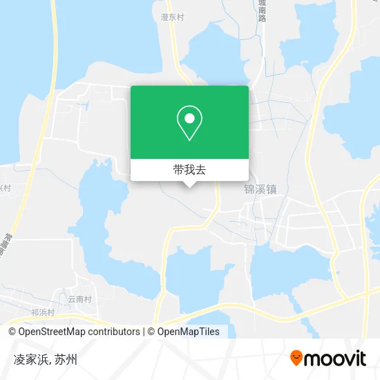凌家浜地图