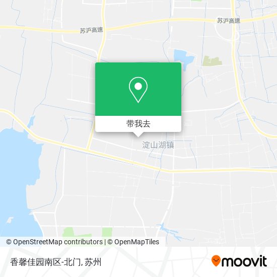 香馨佳园南区-北门地图