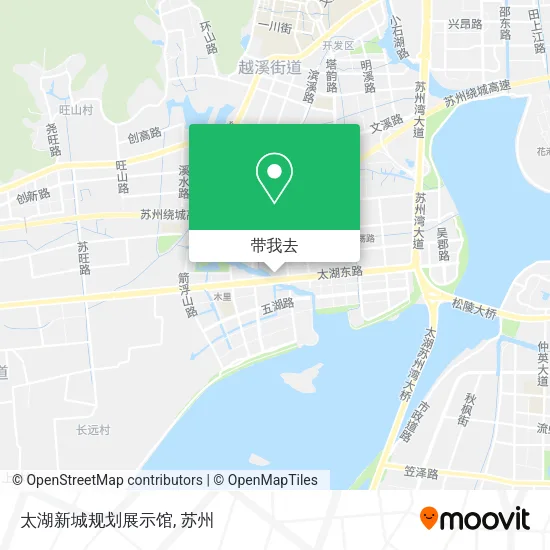 太湖新城规划展示馆地图