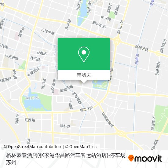 格林豪泰酒店(张家港华昌路汽车客运站酒店)-停车场地图