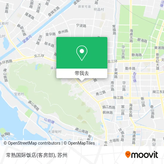 常熟国际饭店(客房部)地图