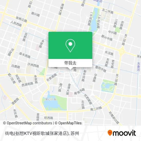 街电(创想KTV视听歌城张家港店)地图