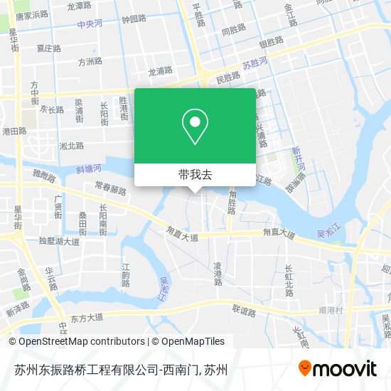 苏州东振路桥工程有限公司-西南门地图