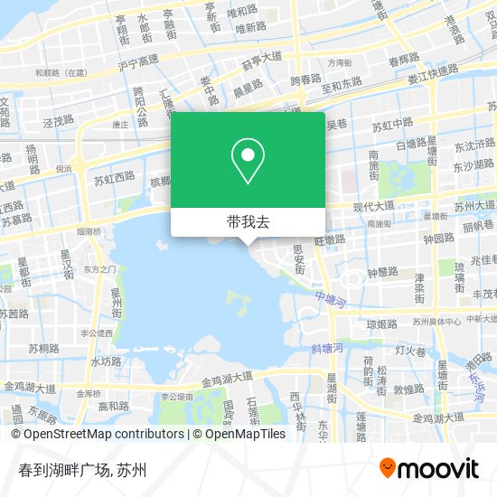 春到湖畔广场地图