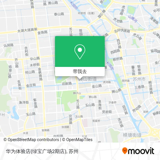 华为体验店(绿宝广场2期店)地图