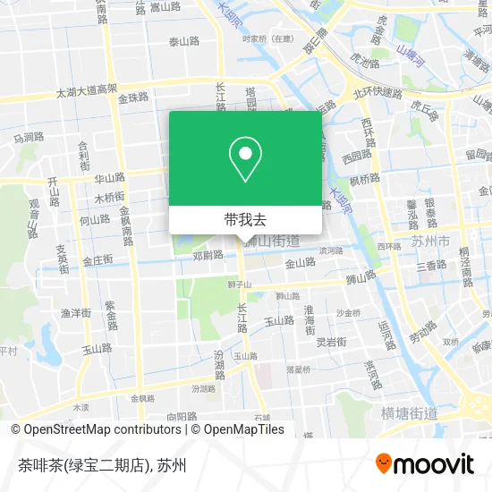 荼啡茶(绿宝二期店)地图