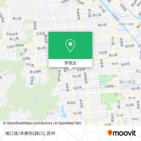 湘江路/木桥街(路口)地图