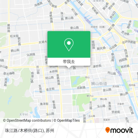 珠江路/木桥街(路口)地图