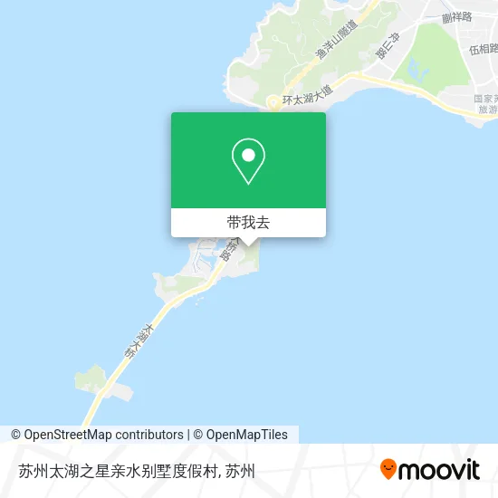 苏州太湖之星亲水别墅度假村地图