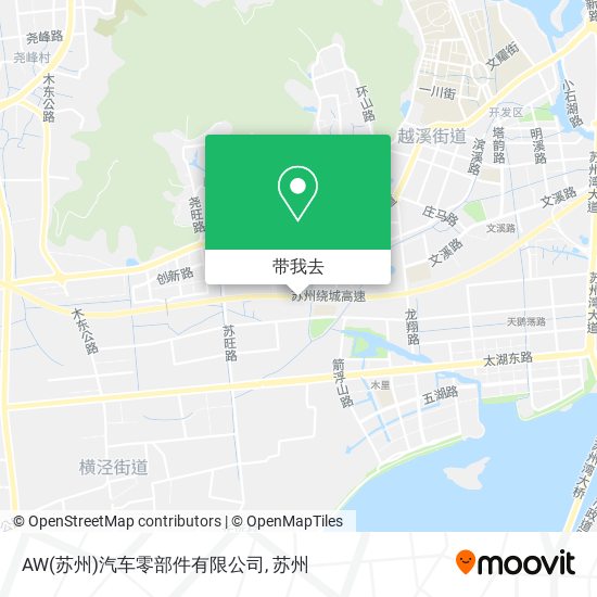 AW(苏州)汽车零部件有限公司地图