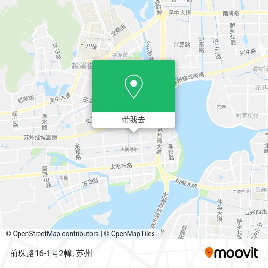 前珠路16-1号2幢地图