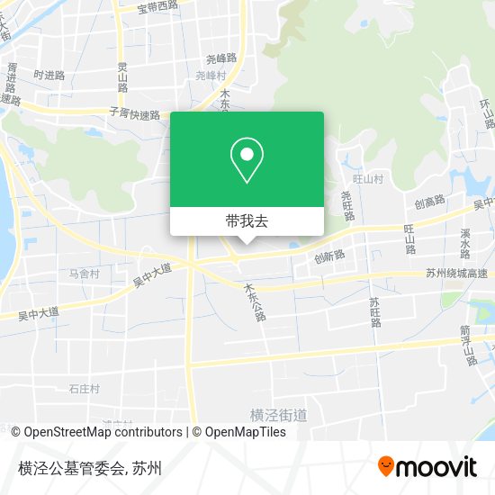 横泾公墓管委会地图