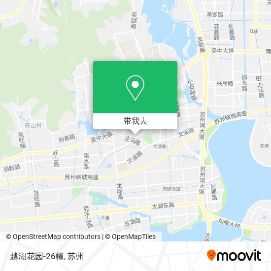 越湖花园-26幢地图