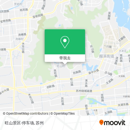 旺山景区-停车场地图