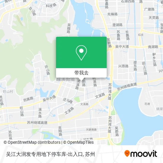 吴江大润发专用地下停车库-出入口地图