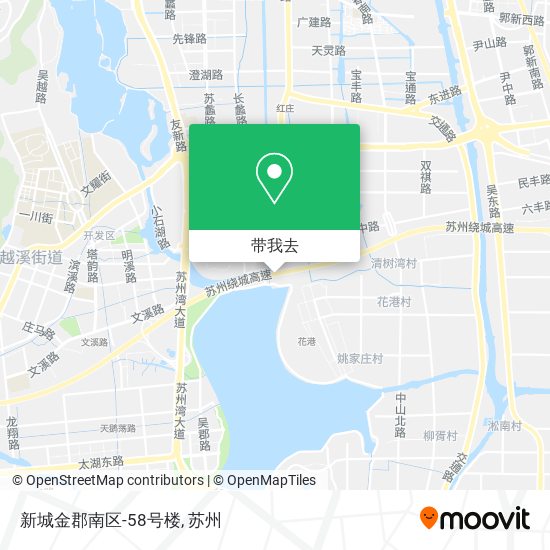 新城金郡南区-58号楼地图