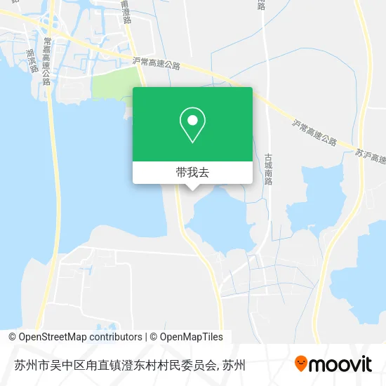 苏州市吴中区甪直镇澄东村村民委员会地图