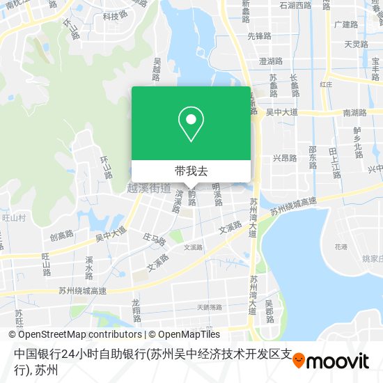 中国银行24小时自助银行(苏州吴中经济技术开发区支行)地图
