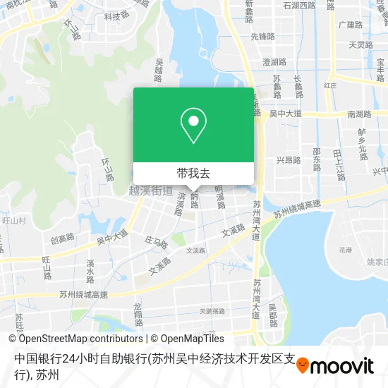 中国银行24小时自助银行(苏州吴中经济技术开发区支行)地图