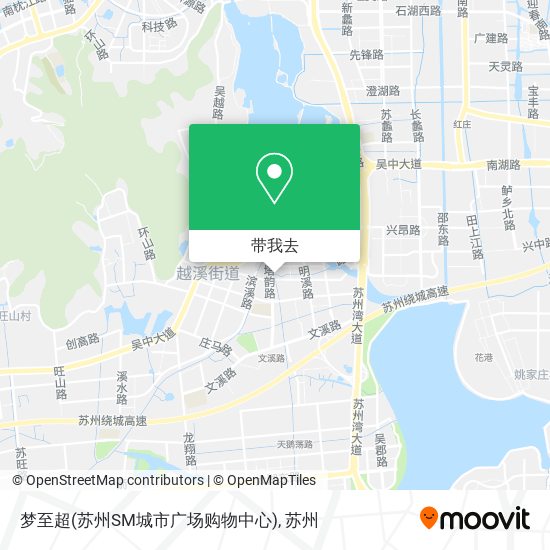 梦至超(苏州SM城市广场购物中心)地图